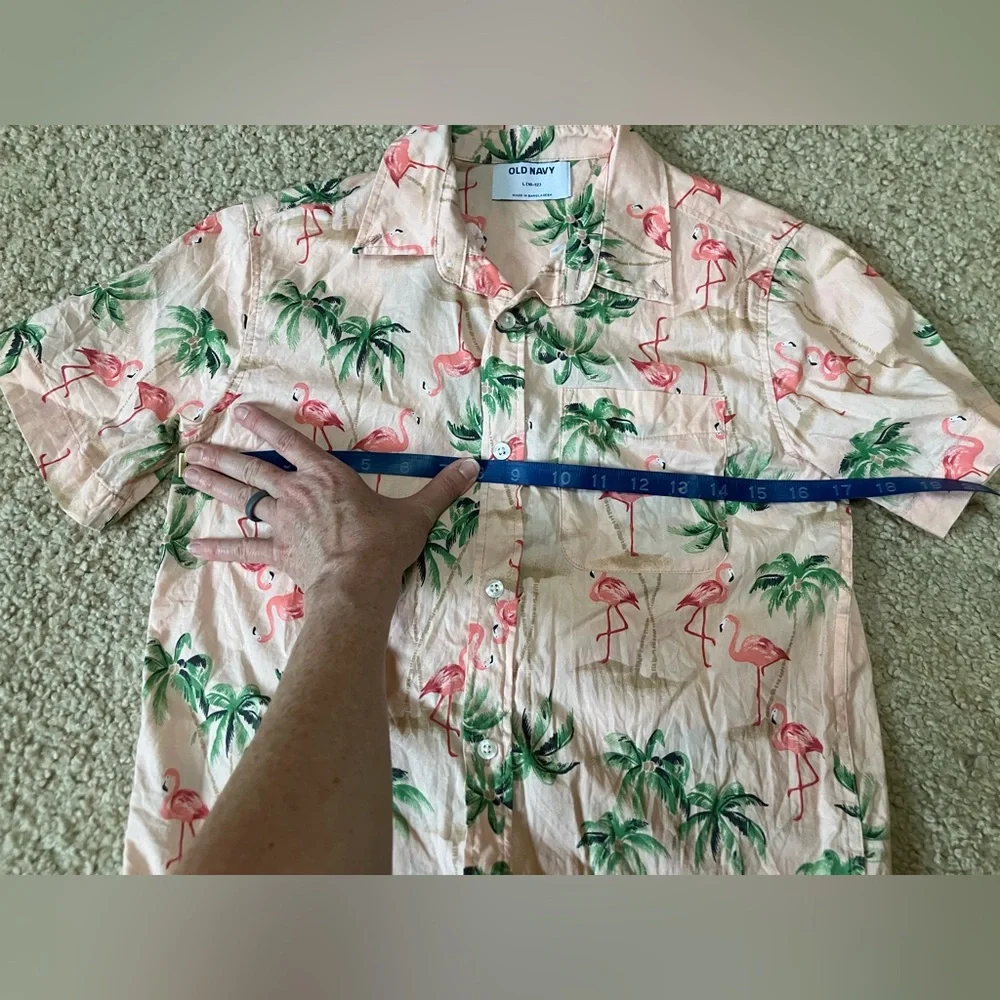 Boy’s Tropical Flamingo Shirt